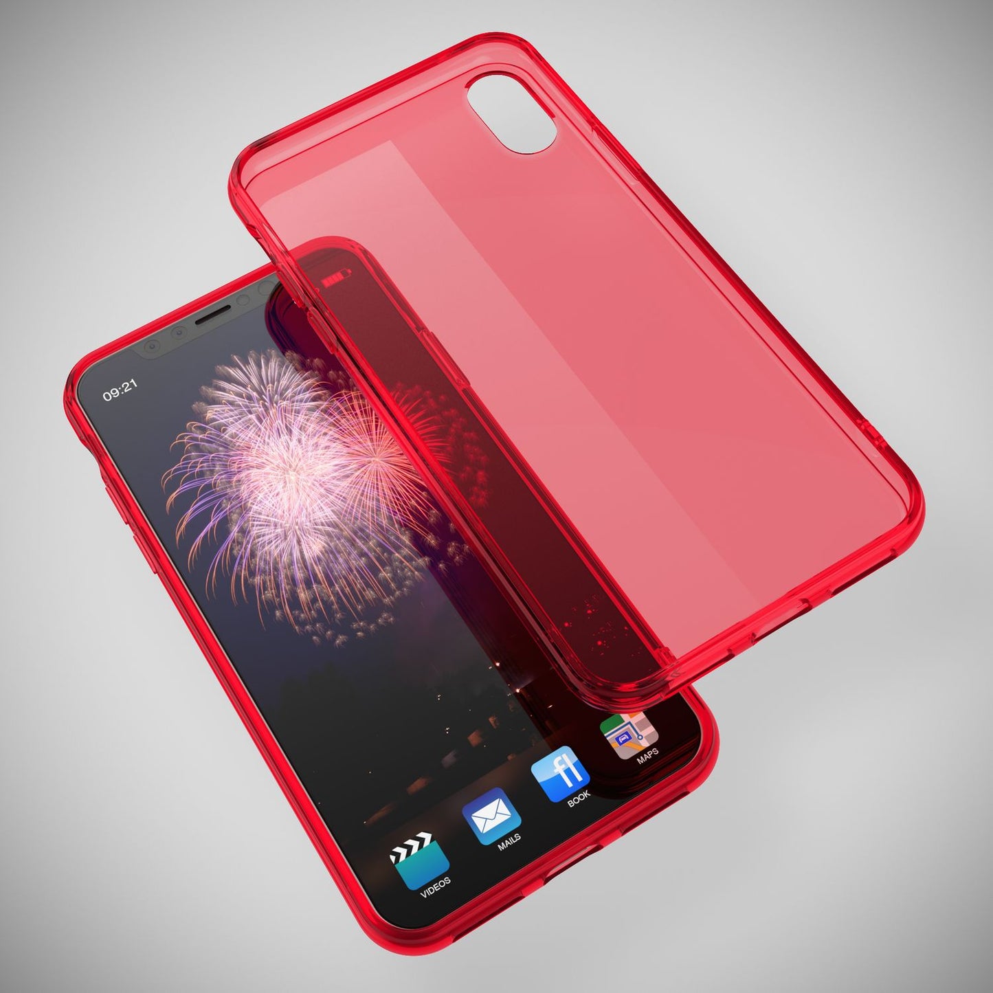 NALIA Handyhülle kompatibel mit iPhone X XS, Ultra-Slim Silikon Case Cover Crystal Schutzhülle Dünn Durchsichtig, Etui Handy-Tasche Schale Backcover Transparent Smart-Phone Bumper