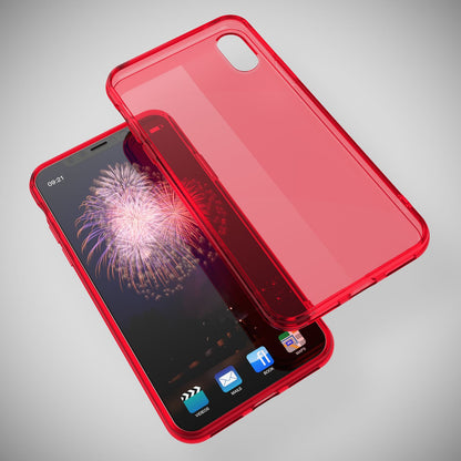NALIA Handyhülle kompatibel mit iPhone X XS, Ultra-Slim Silikon Case Cover Crystal Schutzhülle Dünn Durchsichtig, Etui Handy-Tasche Schale Backcover Transparent Smart-Phone Bumper