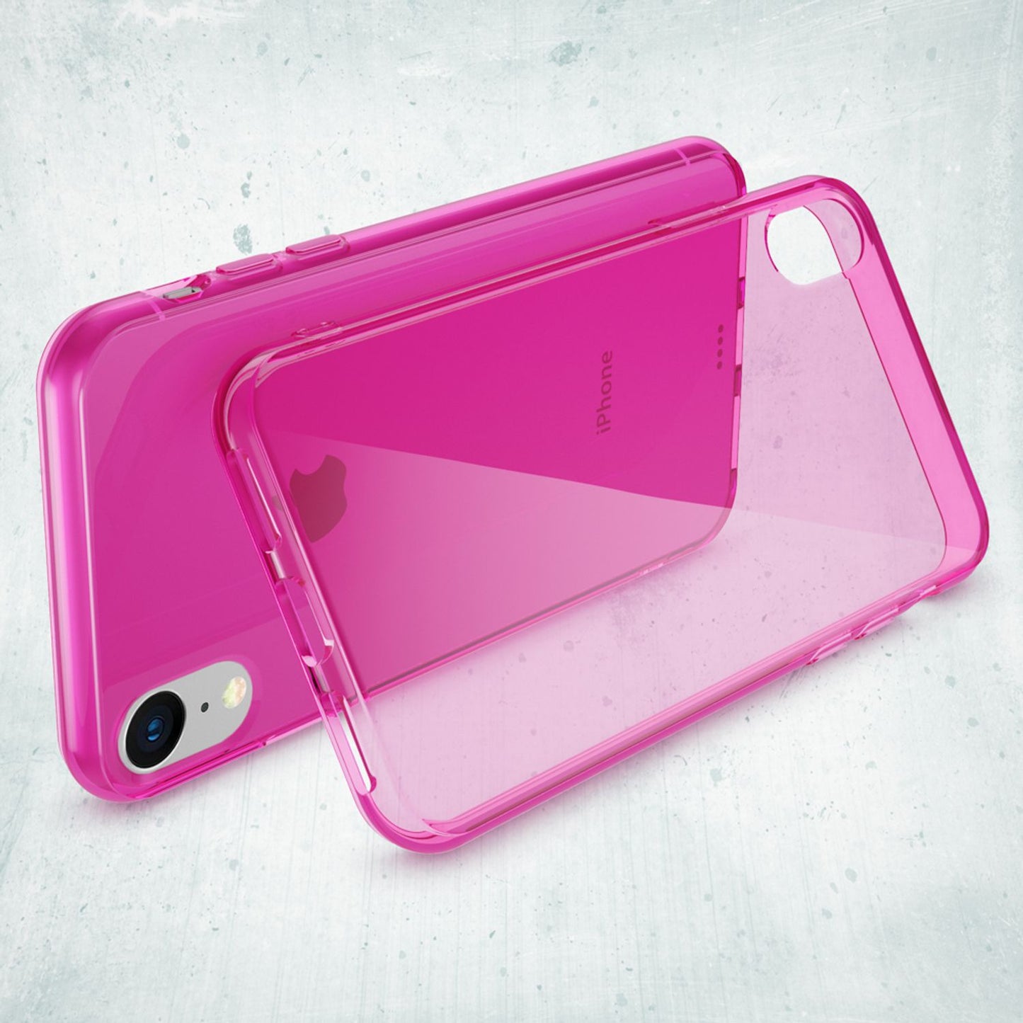 NALIA Handyhülle kompatibel mit iPhone XR, Ultra-Slim Silikon Case Cover Crystal Clear Schutzhülle Dünn Durchsichtig, Etui Handy-Tasche Backcover Hülle Transparent Bumper