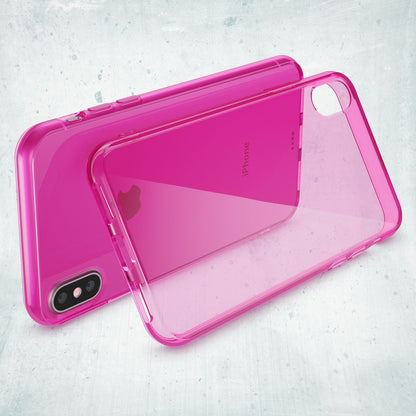 NALIA Handyhülle kompatibel mit iPhone X XS, Ultra-Slim Silikon Case Cover Crystal Schutzhülle Dünn Durchsichtig, Etui Handy-Tasche Schale Backcover Transparent Smart-Phone Bumper