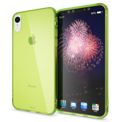 NALIA Handyhülle kompatibel mit iPhone XR, Ultra-Slim Silikon Case Cover Crystal Clear Schutzhülle Dünn Durchsichtig, Etui Handy-Tasche Backcover Hülle Transparent Bumper
