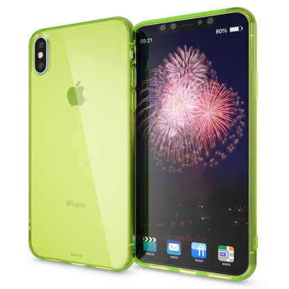 NALIA Handyhülle kompatibel mit iPhone X XS, Ultra-Slim Silikon Case Cover Crystal Schutzhülle Dünn Durchsichtig, Etui Handy-Tasche Schale Backcover Transparent Smart-Phone Bumper