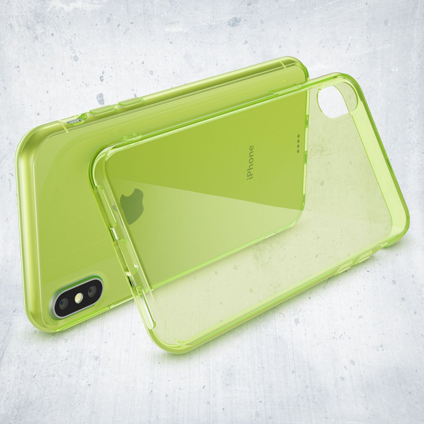 NALIA Handyhülle kompatibel mit iPhone X XS, Ultra-Slim Silikon Case Cover Crystal Schutzhülle Dünn Durchsichtig, Etui Handy-Tasche Schale Backcover Transparent Smart-Phone Bumper