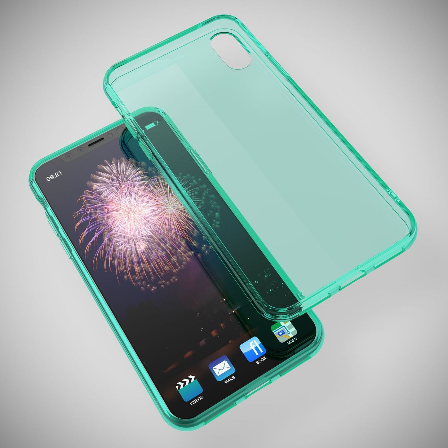 NALIA Handyhülle kompatibel mit iPhone X XS, Ultra-Slim Silikon Case Cover Crystal Schutzhülle Dünn Durchsichtig, Etui Handy-Tasche Schale Backcover Transparent Smart-Phone Bumper