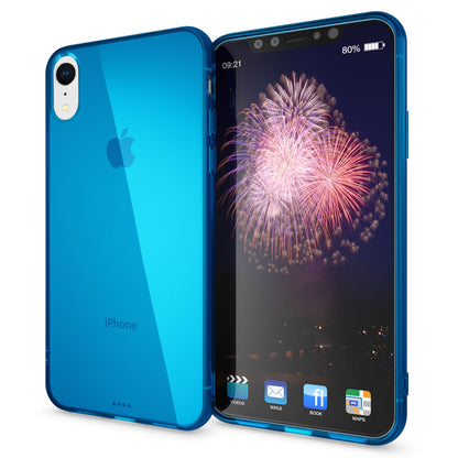 NALIA Handyhülle kompatibel mit iPhone XR, Ultra-Slim Silikon Case Cover Crystal Clear Schutzhülle Dünn Durchsichtig, Etui Handy-Tasche Backcover Hülle Transparent Bumper