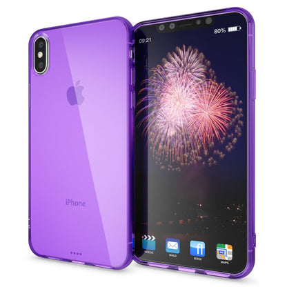 NALIA Handyhülle kompatibel mit iPhone X XS, Ultra-Slim Silikon Case Cover Crystal Schutzhülle Dünn Durchsichtig, Etui Handy-Tasche Schale Backcover Transparent Smart-Phone Bumper