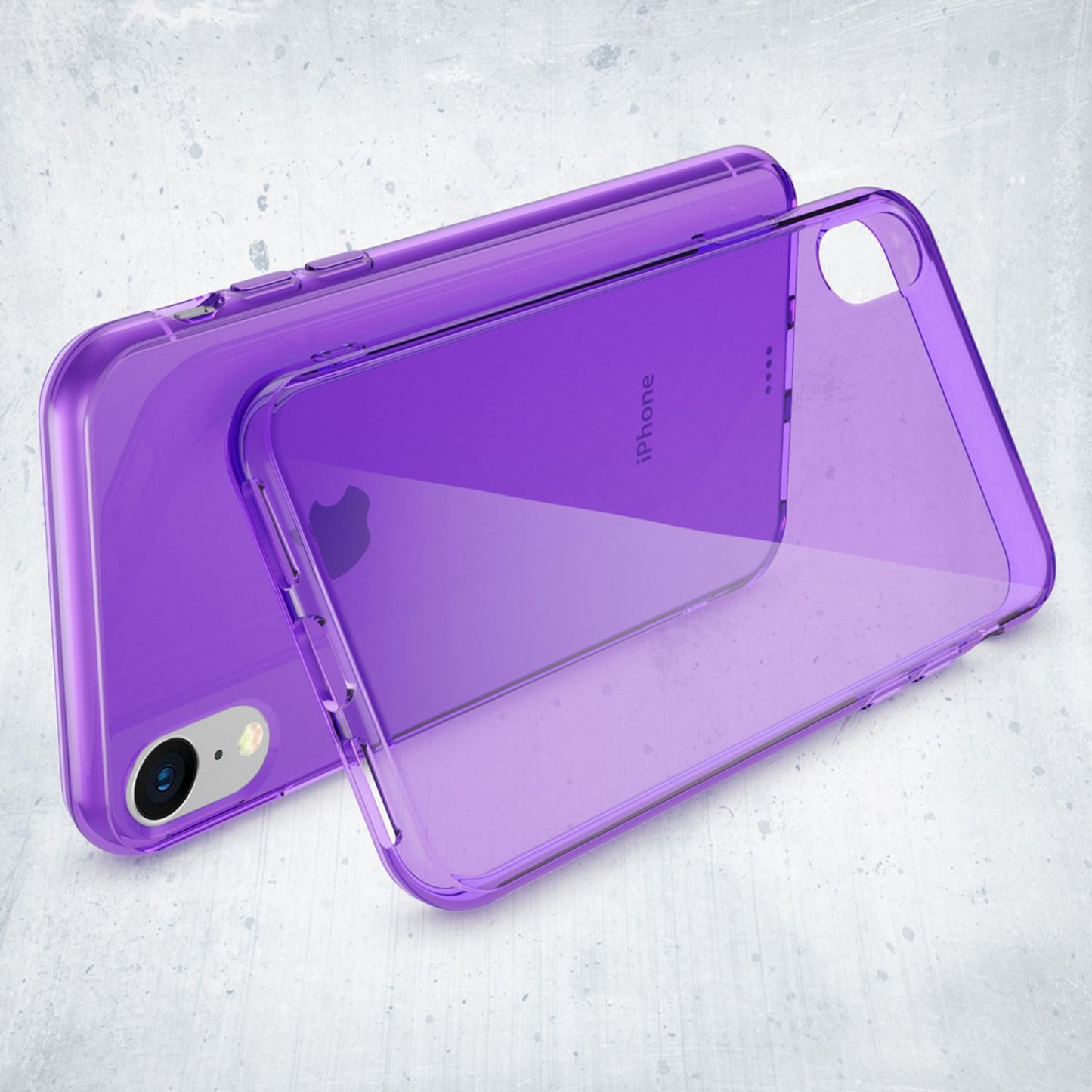 NALIA Handyhülle kompatibel mit iPhone XR, Ultra-Slim Silikon Case Cover Crystal Clear Schutzhülle Dünn Durchsichtig, Etui Handy-Tasche Backcover Hülle Transparent Bumper
