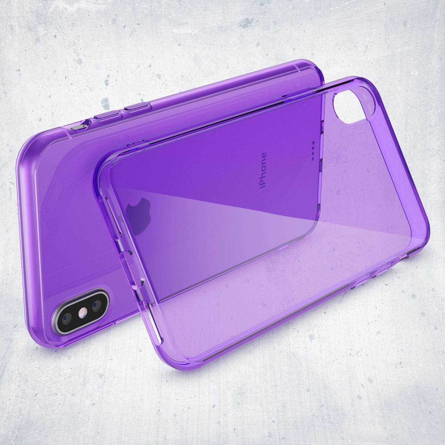 NALIA Handyhülle kompatibel mit iPhone X XS, Ultra-Slim Silikon Case Cover Crystal Schutzhülle Dünn Durchsichtig, Etui Handy-Tasche Schale Backcover Transparent Smart-Phone Bumper