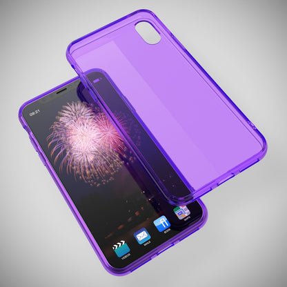 NALIA Handyhülle kompatibel mit iPhone X XS, Ultra-Slim Silikon Case Cover Crystal Schutzhülle Dünn Durchsichtig, Etui Handy-Tasche Schale Backcover Transparent Smart-Phone Bumper