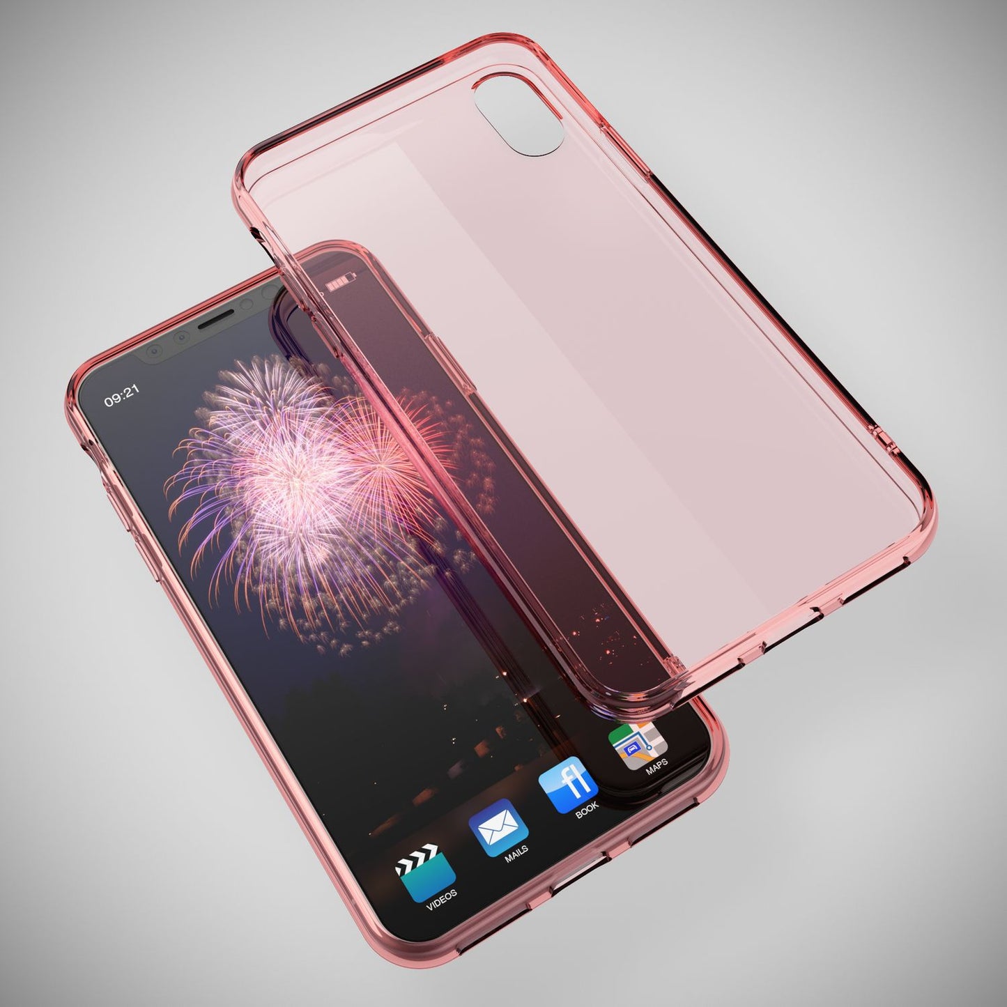 NALIA Handyhülle kompatibel mit iPhone X XS, Ultra-Slim Silikon Case Cover Crystal Schutzhülle Dünn Durchsichtig, Etui Handy-Tasche Schale Backcover Transparent Smart-Phone Bumper