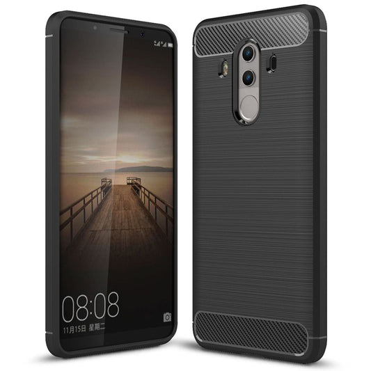 Huawei Mate 10 Pro Handy Hülle von NALIA, Carbon Look Silikon Case Cover Dünn