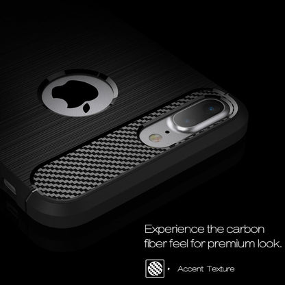 NALIA Design Case für Apple iPhone 7 Plus / iPhone 8 Plus Hülle Karbon Optik