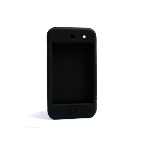 Silikonhülle Case Skin Schwarz für Apple iPod Touch 4