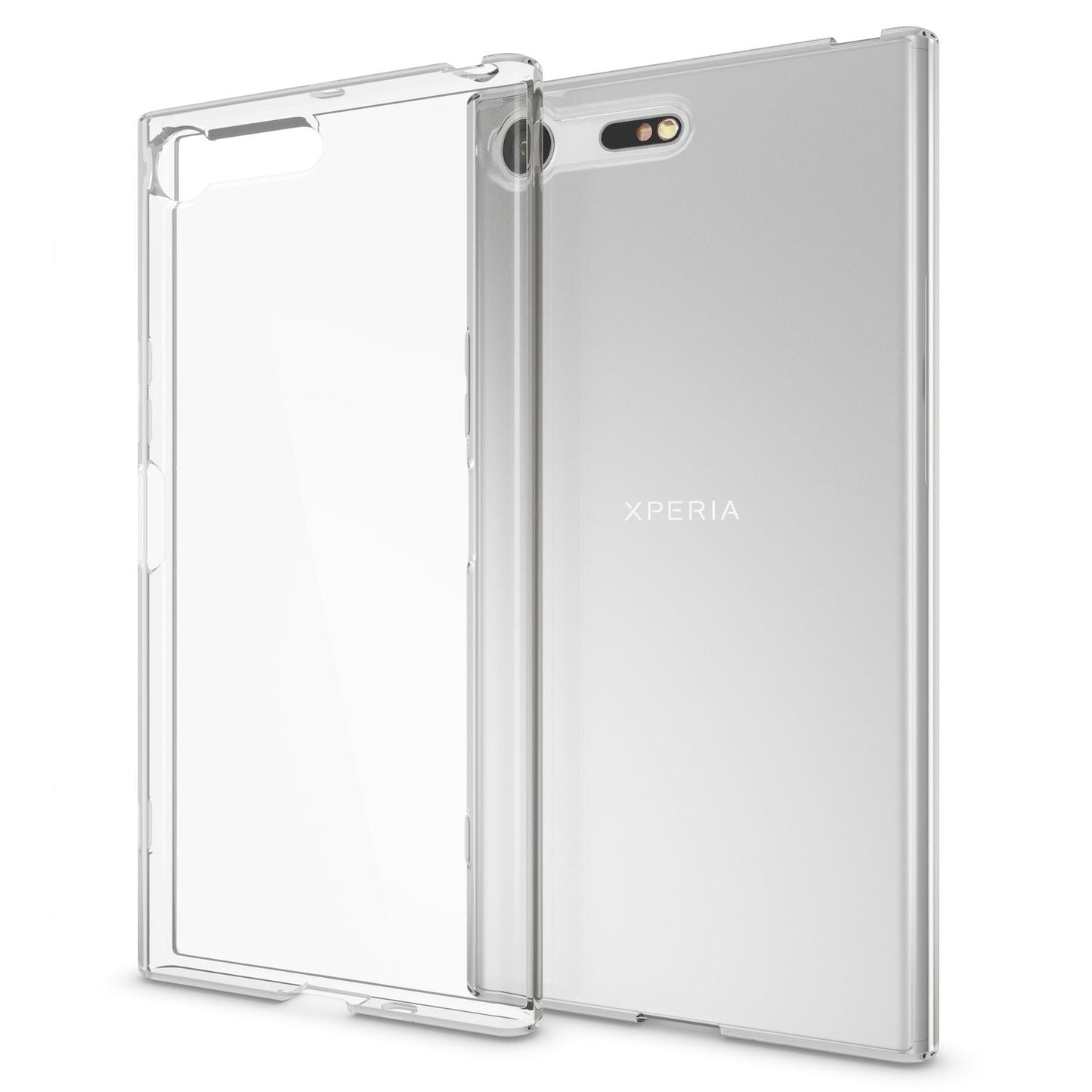 NALIA Transparente Silikonhülle für Sony Xperia XZ Premium – Anti-Gelb & Rutschfest – GLAZE (Handyhülle Kristallklar, Schlank & Stoßfest) – Marke aus Berlin