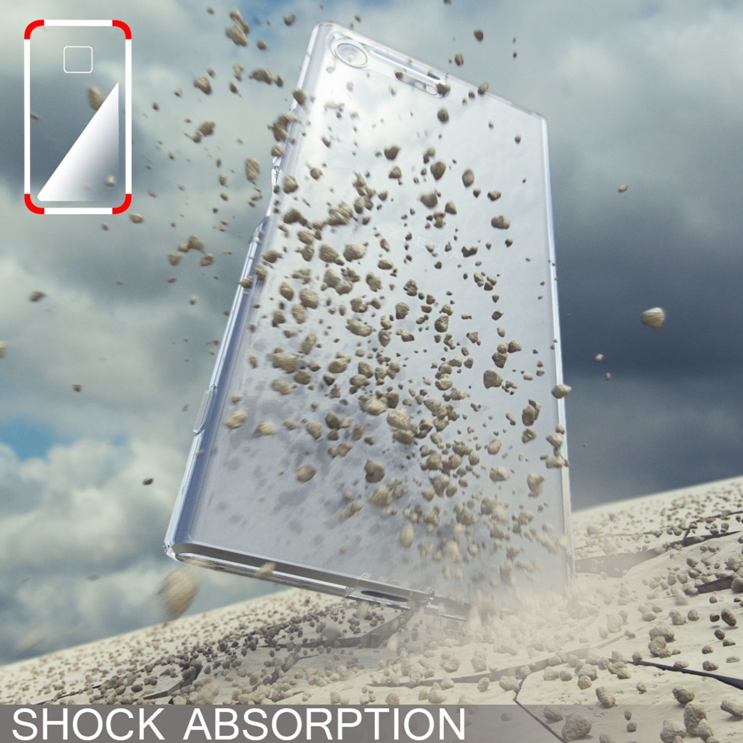 NALIA Transparente Silikonhülle für Sony Xperia XZ Premium – Anti-Gelb & Rutschfest – GLAZE (Handyhülle Kristallklar, Schlank & Stoßfest) – Marke aus Berlin