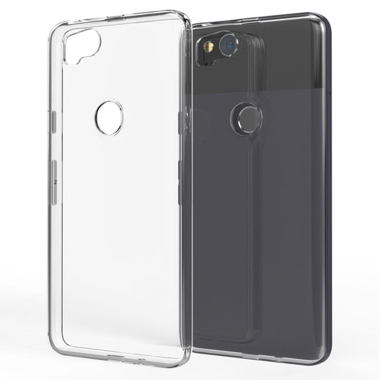 NALIA Transparente Silikonhülle für Google Pixel 2 – Anti-Gelb & Rutschfest – GLAZE (Handyhülle Kristallklar, Schlank & Stoßfest) – Marke aus Berlin