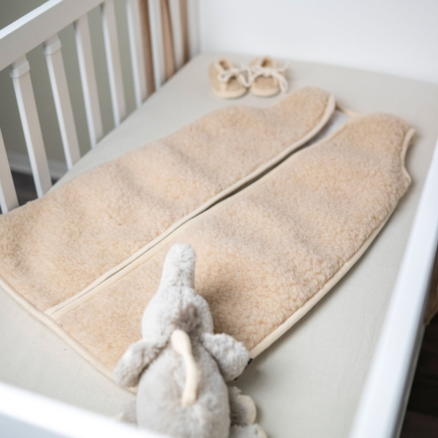 Babyschlafsack Merinowolle Wollwalk - natürlich warm & kuschelig