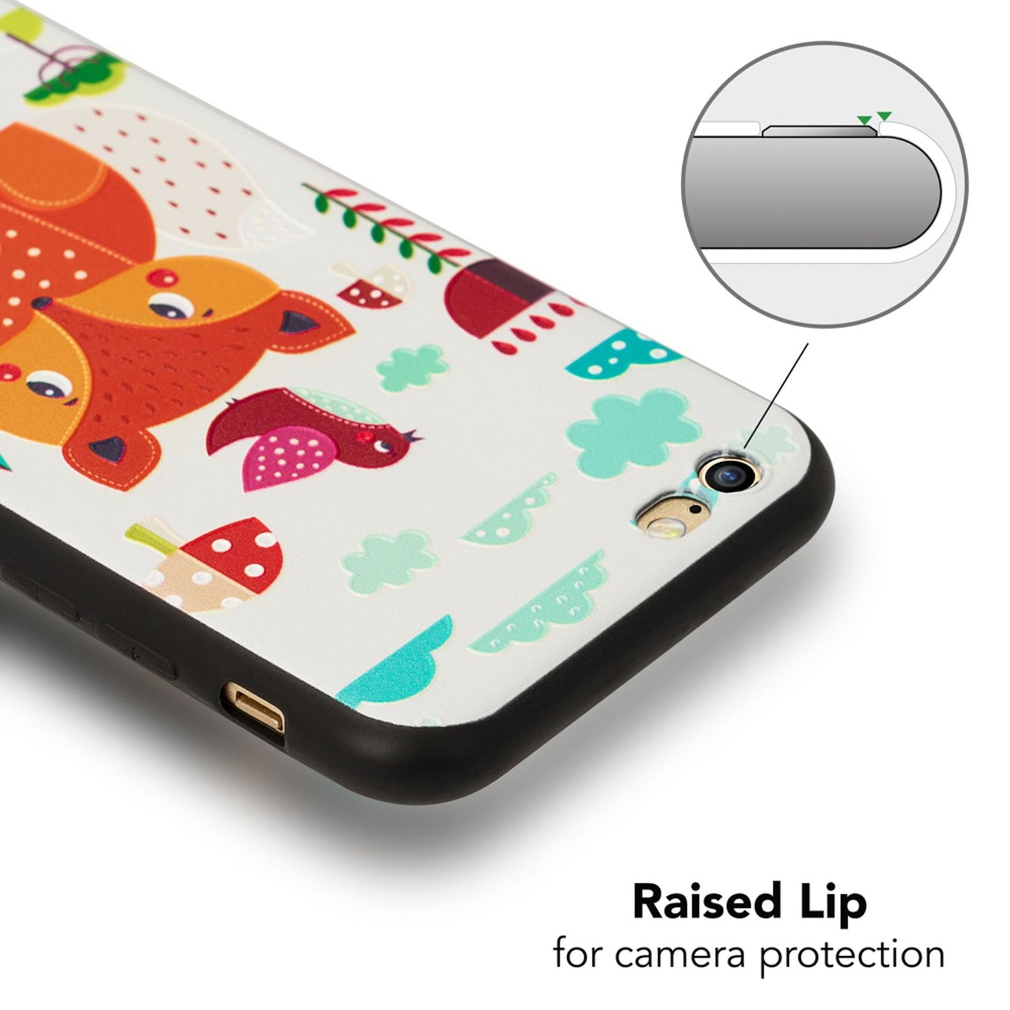 NALIA Handyhülle kompatibel mit iPhone 6 6s, Thin TPU Silikon Motiv Case Cover Gummi Schutzhülle Dünn, Ultra-Slim Etui Handy-Tasche Backcover Phone Bumper