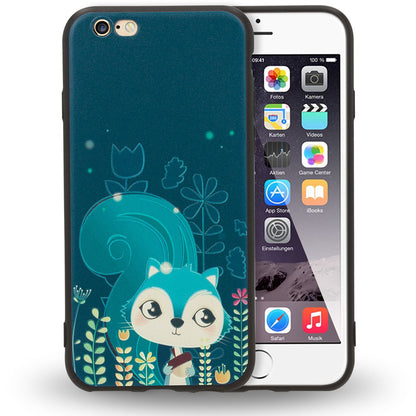 NALIA Handyhülle kompatibel mit iPhone 6 6s, Thin TPU Silikon Motiv Case Cover Gummi Schutzhülle Dünn, Ultra-Slim Etui Handy-Tasche Backcover Phone Bumper