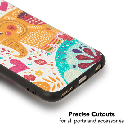 NALIA Handyhülle kompatibel mit iPhone 6 6s, Thin TPU Silikon Motiv Case Cover Gummi Schutzhülle Dünn, Ultra-Slim Etui Handy-Tasche Backcover Phone Bumper