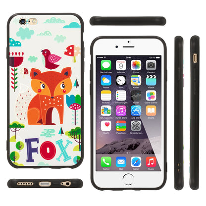 NALIA Handyhülle kompatibel mit iPhone 6 6s, Thin TPU Silikon Motiv Case Cover Gummi Schutzhülle Dünn, Ultra-Slim Etui Handy-Tasche Backcover Phone Bumper
