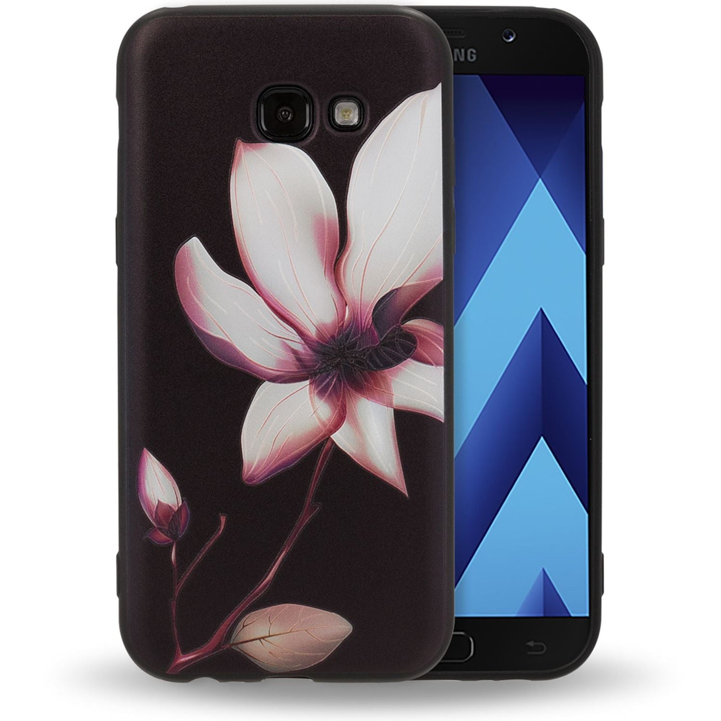 NALIA Handyhülle kompatibel mit Samsung Galaxy A5 (17), Slim TPU Silikon Motiv Case Cover Gummi Schutzhülle Dünn, Ultra-Slim Etui Handy-Tasche Backcover Phone Bumper