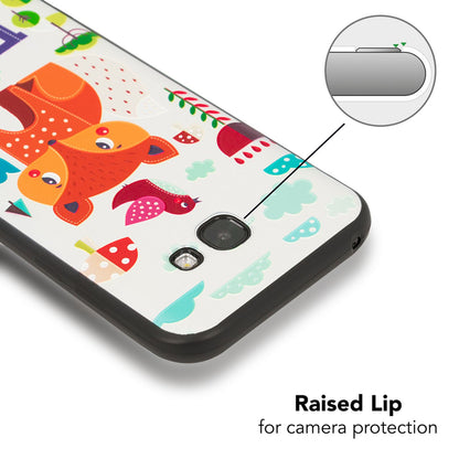 NALIA Handyhülle kompatibel mit Samsung Galaxy A5 (17), Slim TPU Silikon Motiv Case Cover Gummi Schutzhülle Dünn, Ultra-Slim Etui Handy-Tasche Backcover Phone Bumper