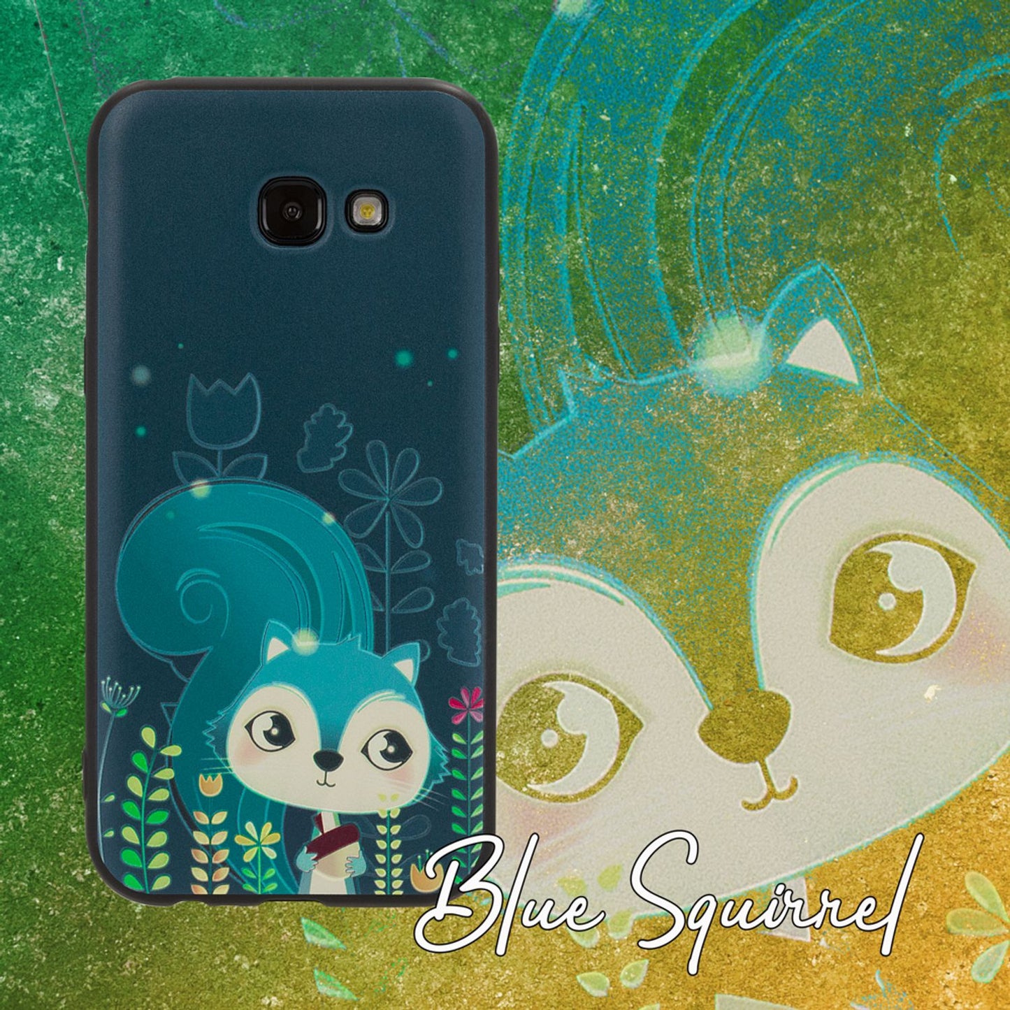 NALIA Handyhülle kompatibel mit Samsung Galaxy A5 (17), Slim TPU Silikon Motiv Case Cover Gummi Schutzhülle Dünn, Ultra-Slim Etui Handy-Tasche Backcover Phone Bumper