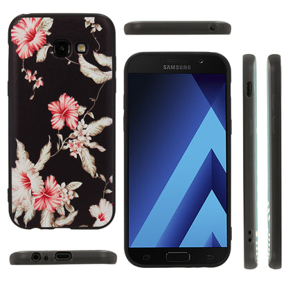 NALIA Handyhülle kompatibel mit Samsung Galaxy A5 (17), Slim TPU Silikon Motiv Case Cover Gummi Schutzhülle Dünn, Ultra-Slim Etui Handy-Tasche Backcover Phone Bumper