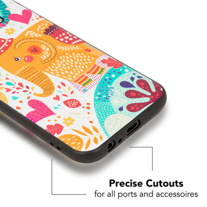 NALIA Handyhülle kompatibel mit Samsung Galaxy A5 (17), Slim TPU Silikon Motiv Case Cover Gummi Schutzhülle Dünn, Ultra-Slim Etui Handy-Tasche Backcover Phone Bumper