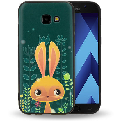 NALIA Handyhülle kompatibel mit Samsung Galaxy A5 (17), Slim TPU Silikon Motiv Case Cover Gummi Schutzhülle Dünn, Ultra-Slim Etui Handy-Tasche Backcover Phone Bumper
