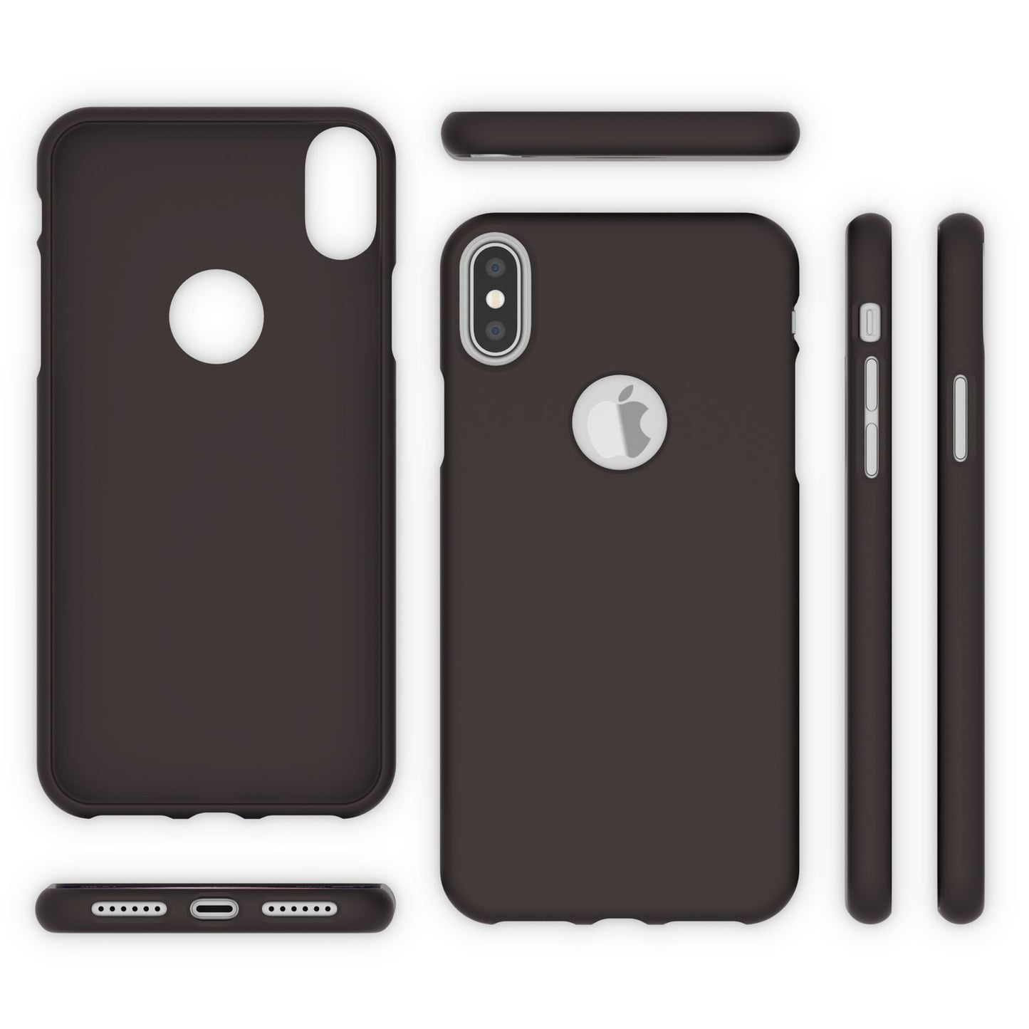NALIA Neon Silikonhülle für iPhone X / XS – Soft-Touch & Signal-Neon – NEONSHOCK (Matte Schutzhülle) – Marke aus Berlin