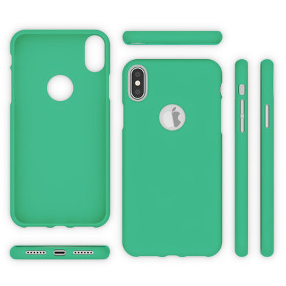 NALIA Neon Silikonhülle für iPhone XS Max – Soft-Touch & Signal-Neon – NEONSHOCK (Matte Schutzhülle) – Marke aus Berlin