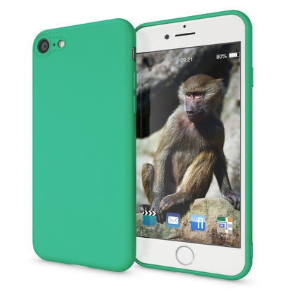 NALIA Neon Hülle kompatibel mit iPhone SE 2022 / SE 2020 / 8 / 7, Ultra-Slim Silikon Handyhülle Soft Case Phone Cover Stoßfest Dünn, Weiche Gummi Schutzhülle Handy-Tasche Bumper Etui