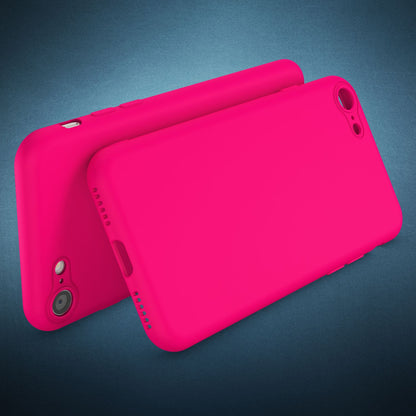 NALIA Neon Hülle kompatibel mit iPhone SE 2022 / SE 2020 / 8 / 7, Ultra-Slim Silikon Handyhülle Soft Case Phone Cover Stoßfest Dünn, Weiche Gummi Schutzhülle Handy-Tasche Bumper Etui