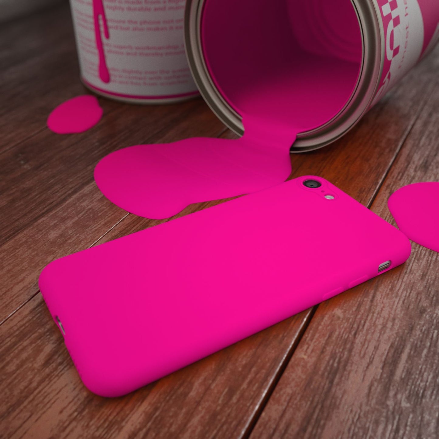 NALIA Neon Hülle kompatibel mit iPhone SE 2022 / SE 2020 / 8 / 7, Ultra-Slim Silikon Handyhülle Soft Case Phone Cover Stoßfest Dünn, Weiche Gummi Schutzhülle Handy-Tasche Bumper Etui