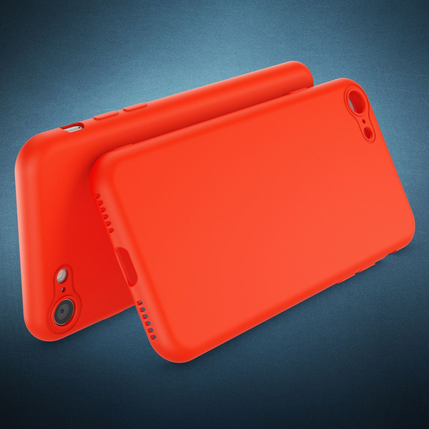 NALIA Neon Hülle kompatibel mit iPhone SE 2022 / SE 2020 / 8 / 7, Ultra-Slim Silikon Handyhülle Soft Case Phone Cover Stoßfest Dünn, Weiche Gummi Schutzhülle Handy-Tasche Bumper Etui