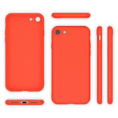NALIA Neon Hülle kompatibel mit iPhone SE 2022 / SE 2020 / 8 / 7, Ultra-Slim Silikon Handyhülle Soft Case Phone Cover Stoßfest Dünn, Weiche Gummi Schutzhülle Handy-Tasche Bumper Etui