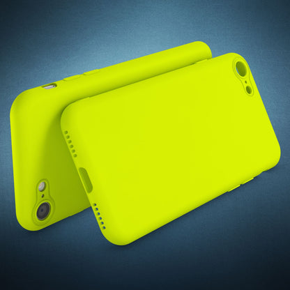 NALIA Neon Hülle kompatibel mit iPhone SE 2022 / SE 2020 / 8 / 7, Ultra-Slim Silikon Handyhülle Soft Case Phone Cover Stoßfest Dünn, Weiche Gummi Schutzhülle Handy-Tasche Bumper Etui
