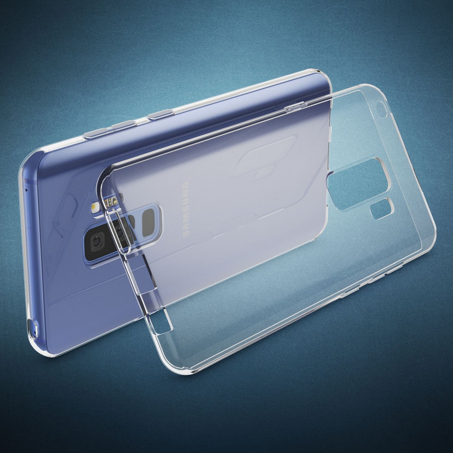 NALIA Transparente Silikonhülle für Samsung Galaxy S9 Plus – Anti-Gelb & Rutschfest – GLAZE (Handyhülle Kristallklar, Schlank & Stoßfest) – Marke aus Berlin