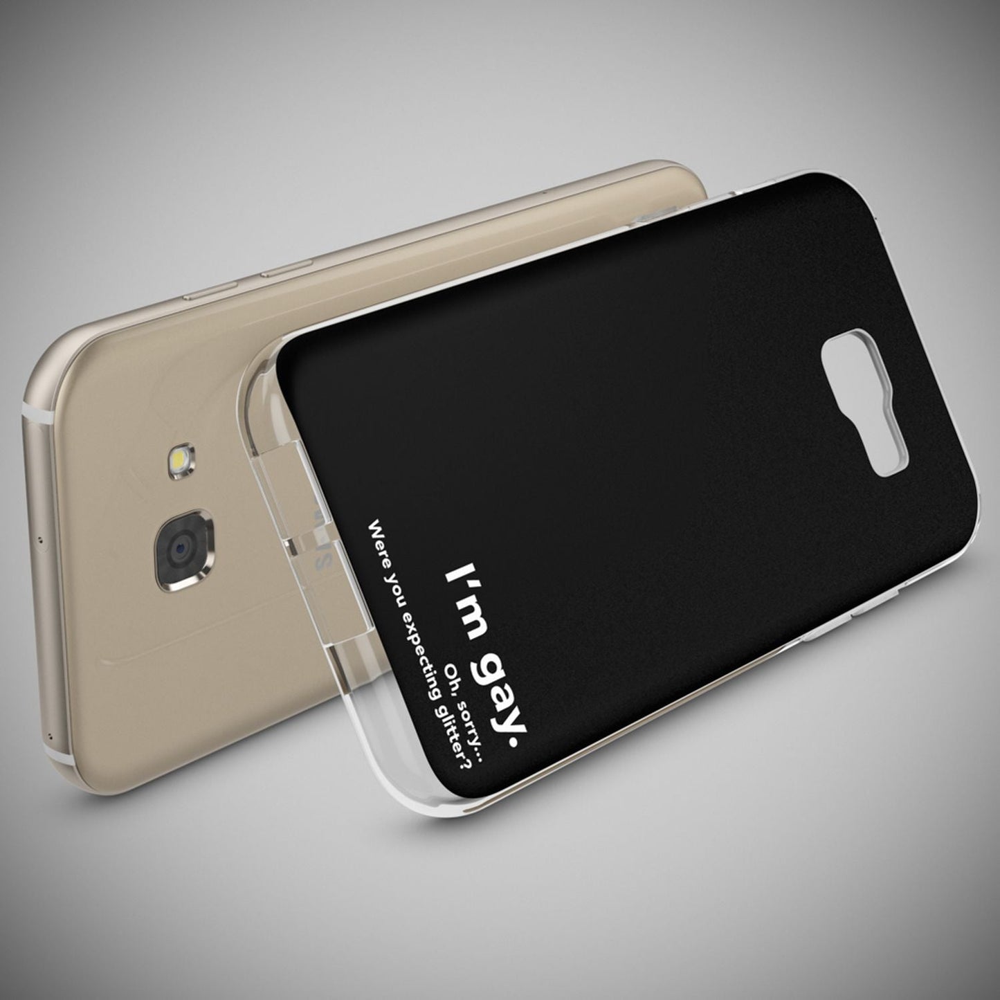 NALIA Handyhülle kompatibel mit Samsung Galaxy A5 2017, Lustig Silikon Phone Etui Dünnes Case Ultra-Slim Schutzhülle Spruch Handy-Tasche Back-Cover Bumper