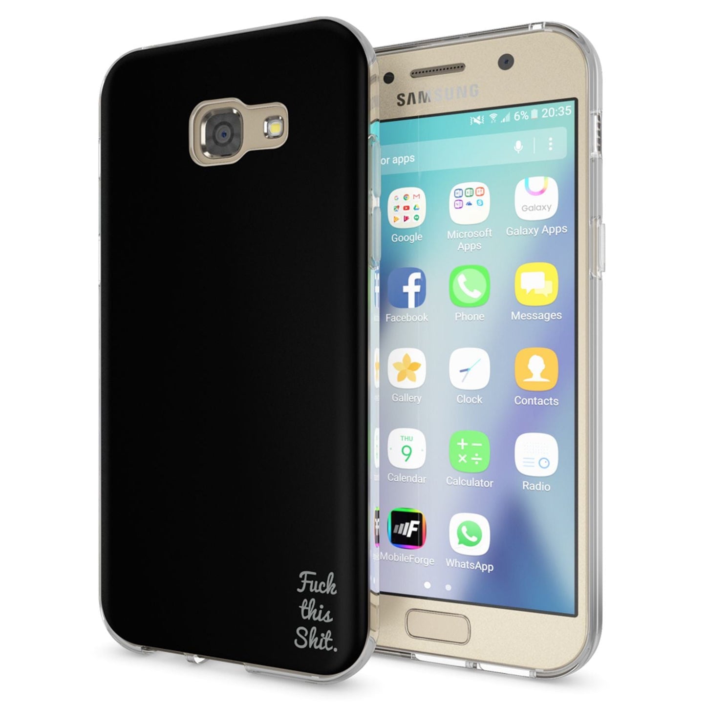 NALIA Handyhülle kompatibel mit Samsung Galaxy A5 2017, Lustig Silikon Phone Etui Dünnes Case Ultra-Slim Schutzhülle Spruch Handy-Tasche Back-Cover Bumper