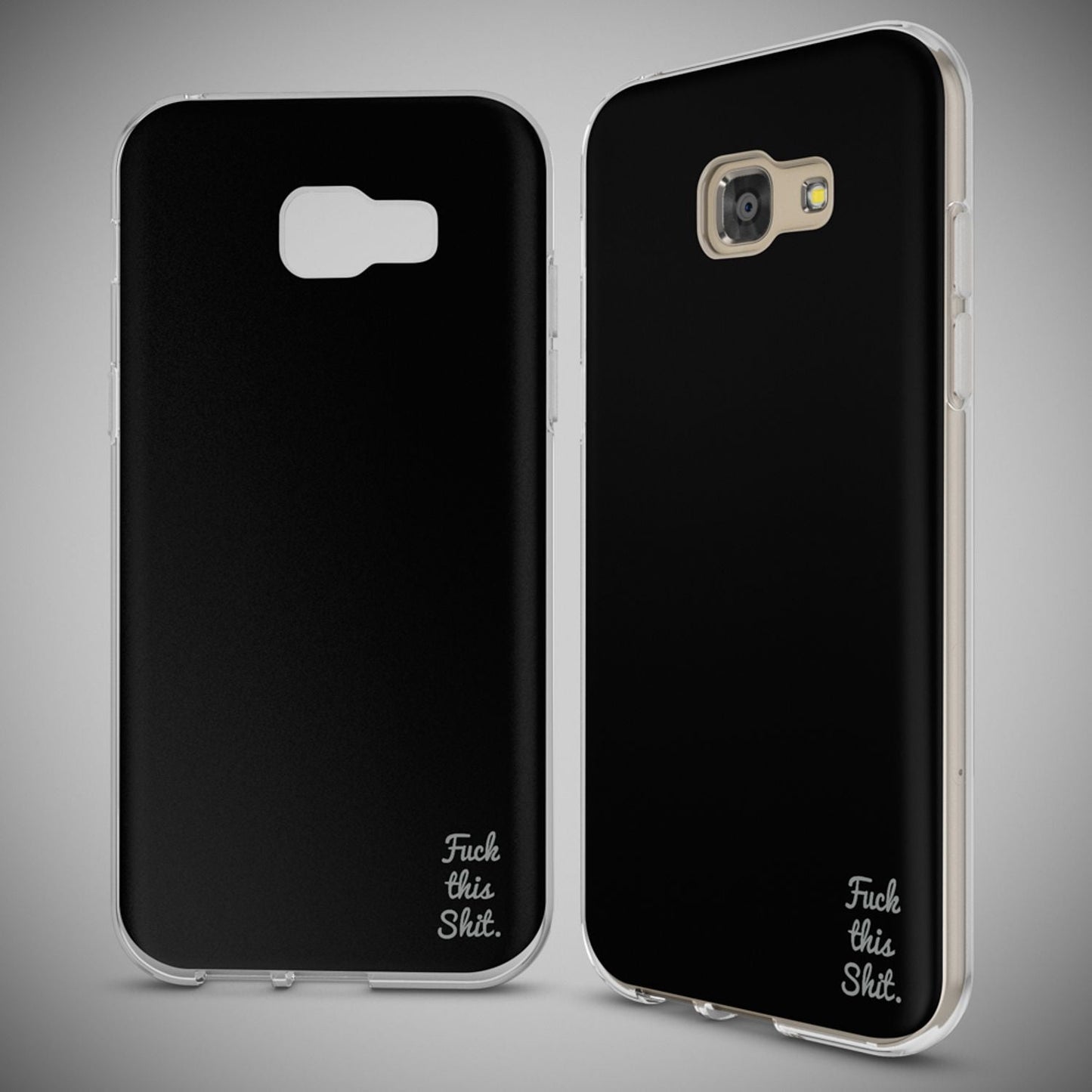 NALIA Handyhülle kompatibel mit Samsung Galaxy A5 2017, Lustig Silikon Phone Etui Dünnes Case Ultra-Slim Schutzhülle Spruch Handy-Tasche Back-Cover Bumper