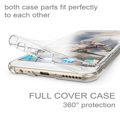 NALIA 360 Grad Handyhülle kompatibel mit Huawei Mate 10 Lite, Full Cover vorne hinten Doppel-Schutz, Dünn Ganzkörper Case Silikon Handytasche Transparenter Displayschutz Rückseite