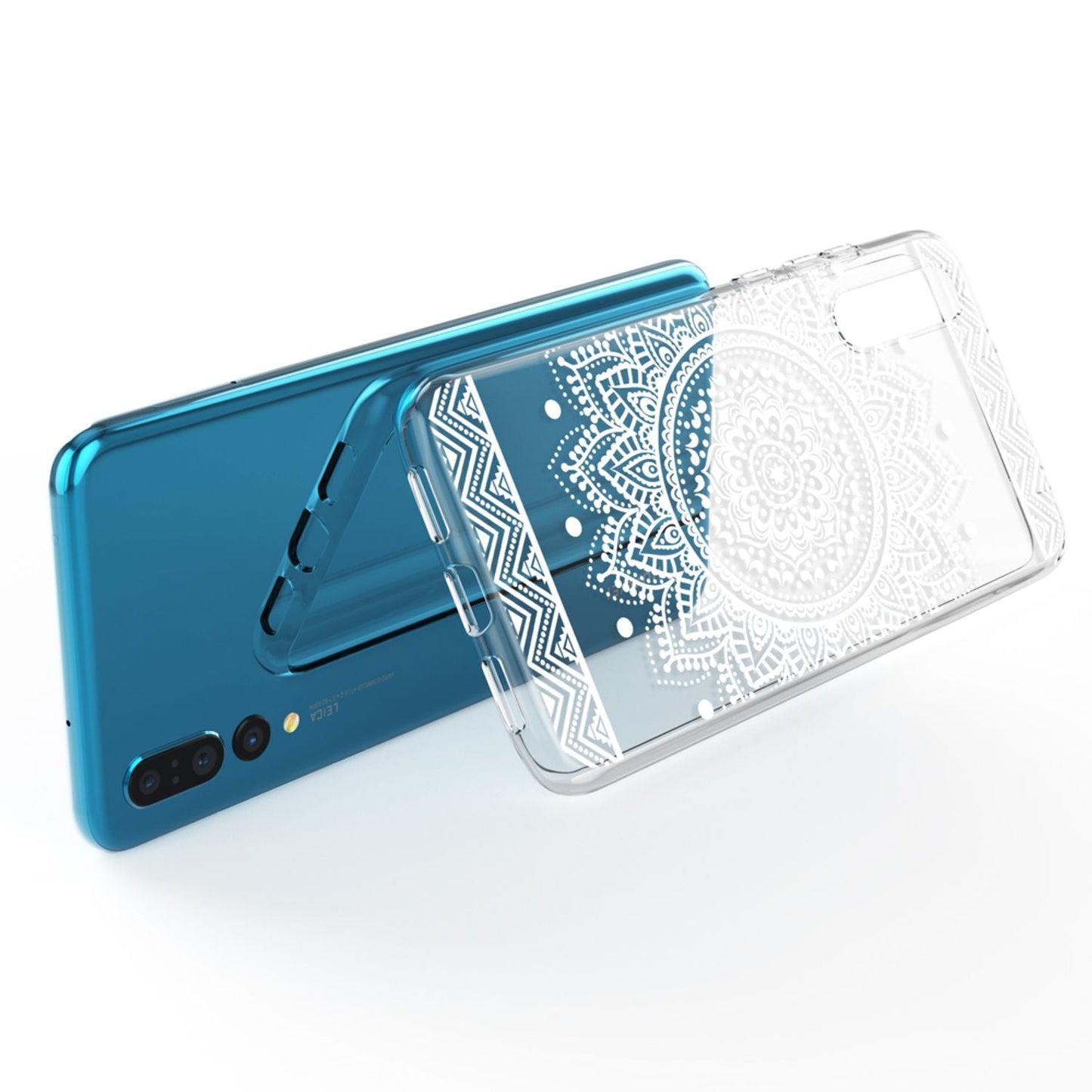 NALIA Handyhülle kompatibel mit Huawei P20 Pro, Slim Silikon Motiv Case Crystal Schutzhülle Dünn Durchsichtig, Etui Handy-Tasche Back-Cover Transparent Bumper