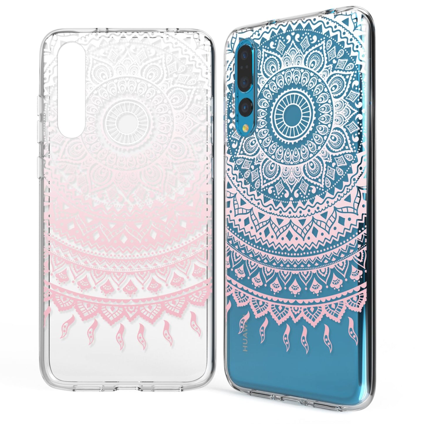NALIA Handyhülle kompatibel mit Huawei P20 Pro, Slim Silikon Motiv Case Crystal Schutzhülle Dünn Durchsichtig, Etui Handy-Tasche Back-Cover Transparent Bumper