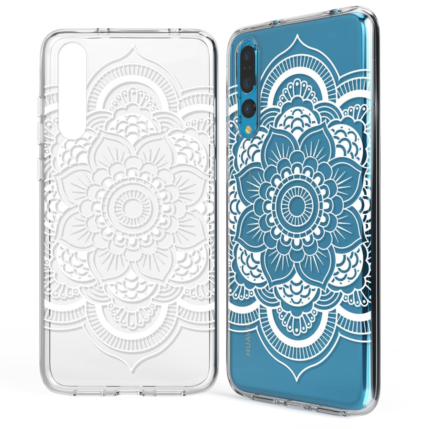 NALIA Handyhülle kompatibel mit Huawei P20 Pro, Slim Silikon Motiv Case Crystal Schutzhülle Dünn Durchsichtig, Etui Handy-Tasche Back-Cover Transparent Bumper
