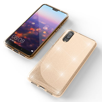 NALIA Glitzerhülle für Huawei P20 – Funkelnder Glitzer-Look & Grip – SHINEPOP (Silikon Case) – Marke aus Berlin