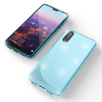 NALIA Glitzerhülle für Huawei P20 – Funkelnder Glitzer-Look & Grip – SHINEPOP (Silikon Case) – Marke aus Berlin
