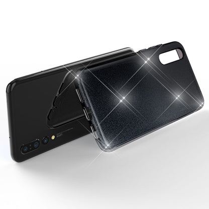 NALIA Glitzerhülle für Huawei P20 Pro – Funkelnder Glitzer-Look & Grip – SHINEPOP (Silikon Case) – Marke aus Berlin
